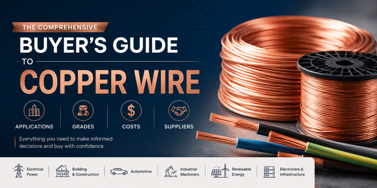 The Comprehensive Buyer’s Guide to Copper wire Applications, Grades, Costs, and Suppliers